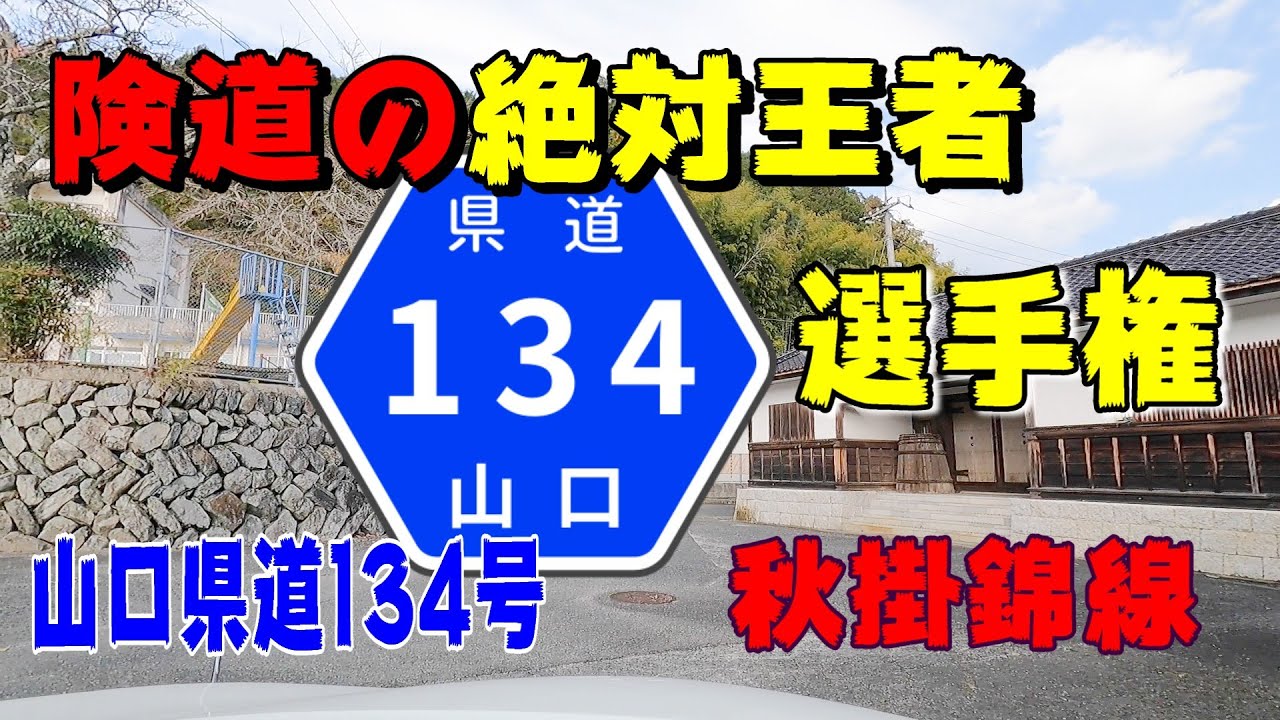 険道の絶対王者選手権【山口県道134号秋掛錦線】