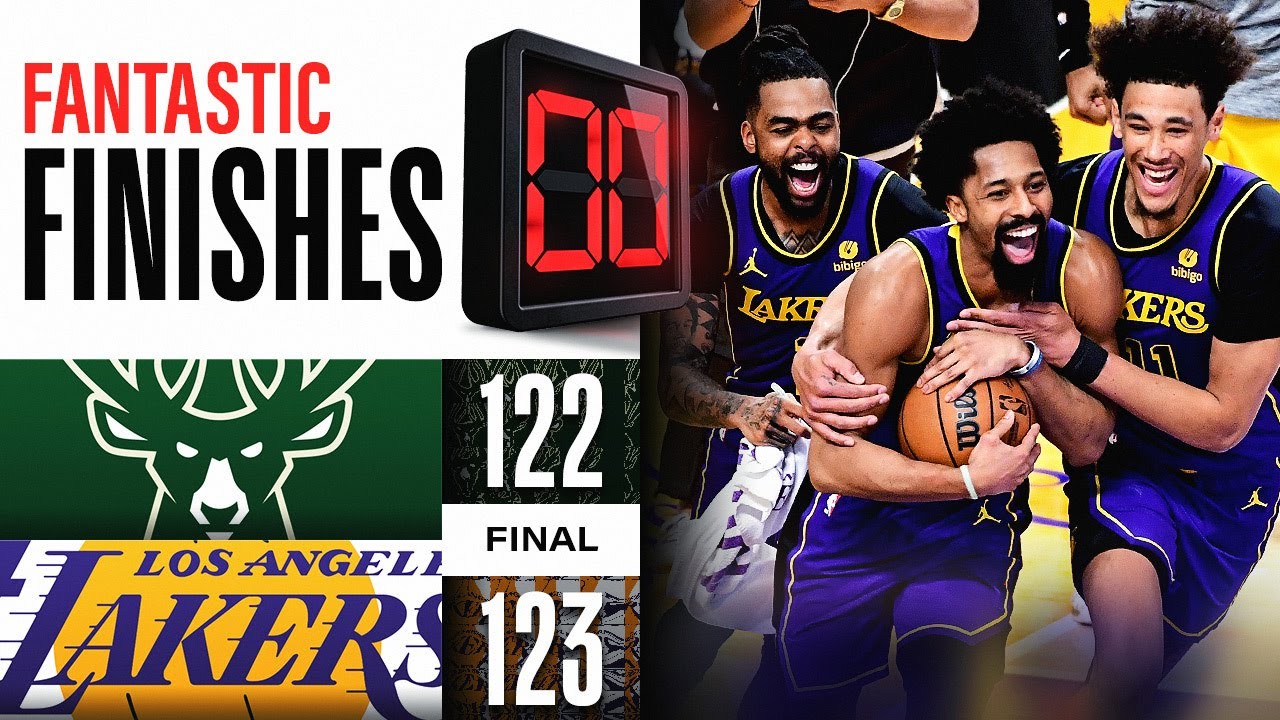 Final 5:36 INSANE ENDING Bucks vs Lakers 🚨 | March 8, 2024