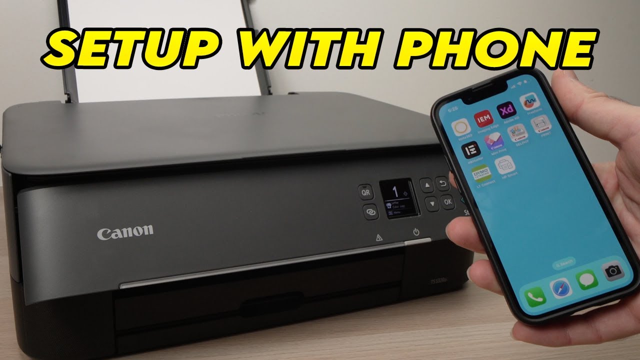 Как настроить принтер Canon TS6420a и TS5320a с помощью смартфона
