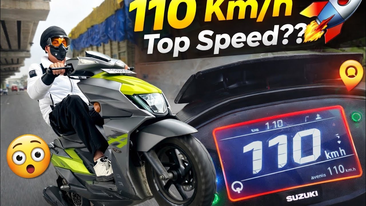 Suzuki Avenis 125 Ne 110 Km/h Chhoo Liya? 😳 Sach Ya Jadoo! 🔥”