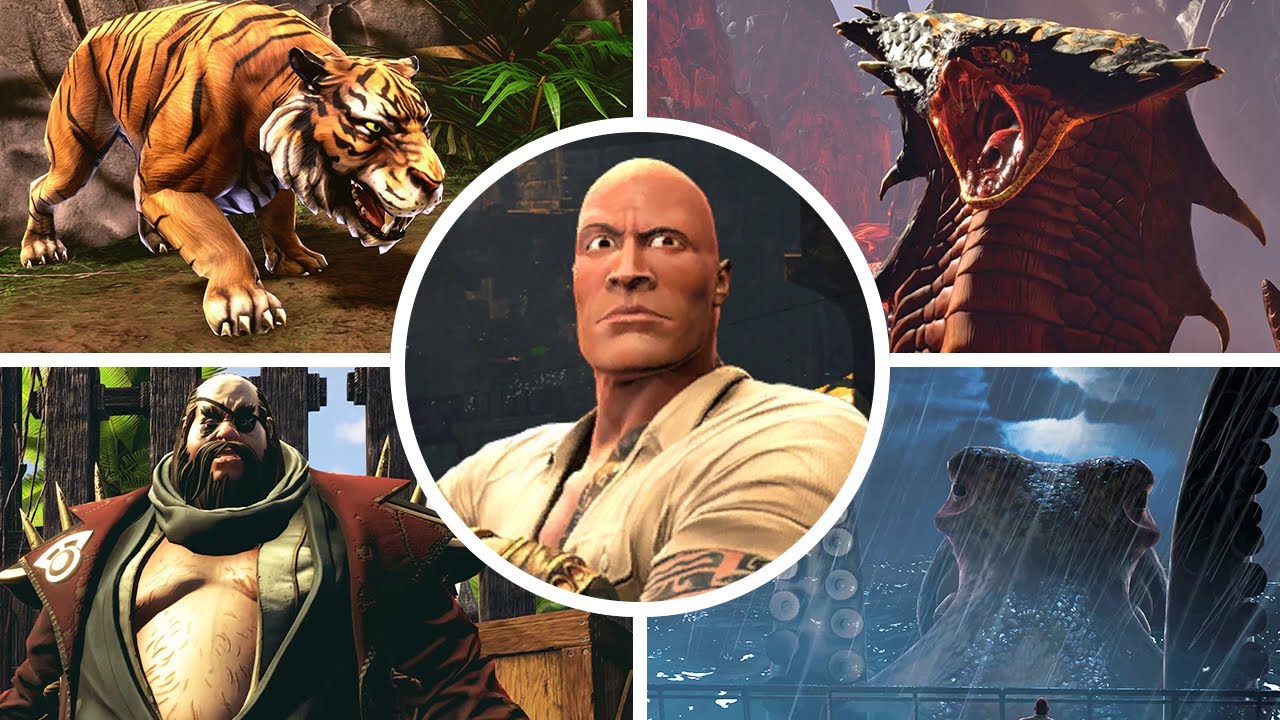 Jumanji: Wild Adventures - All Bosses & Ending