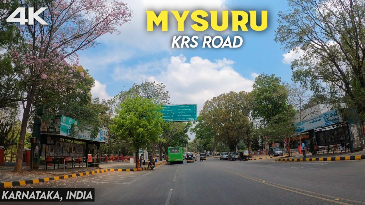 Mysore 4K | KRS Road | Yadavagiri | Gokulam | City Tour