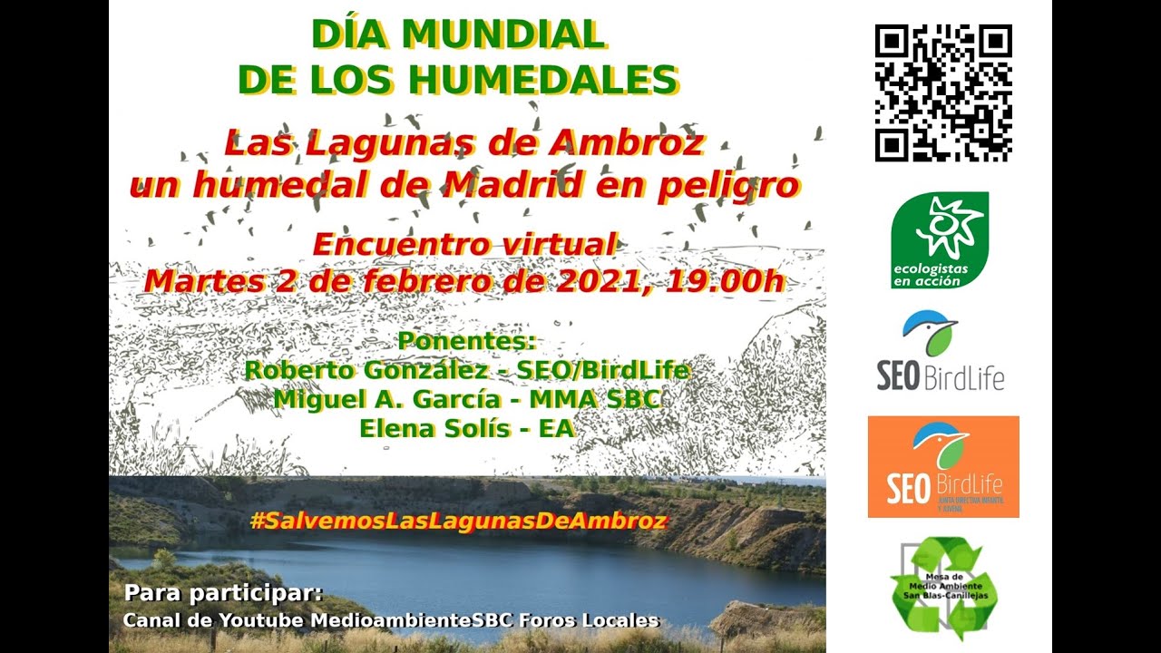 D&Iacute;A DE LOS HUMEDALES - Las Lagunas de Ambroz, un humedal de Madrid en peligro