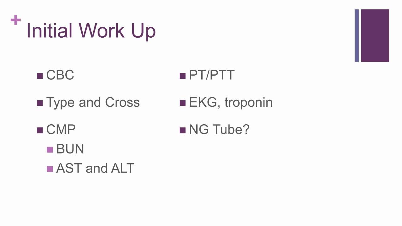 Approach to Acute GI Bleed
