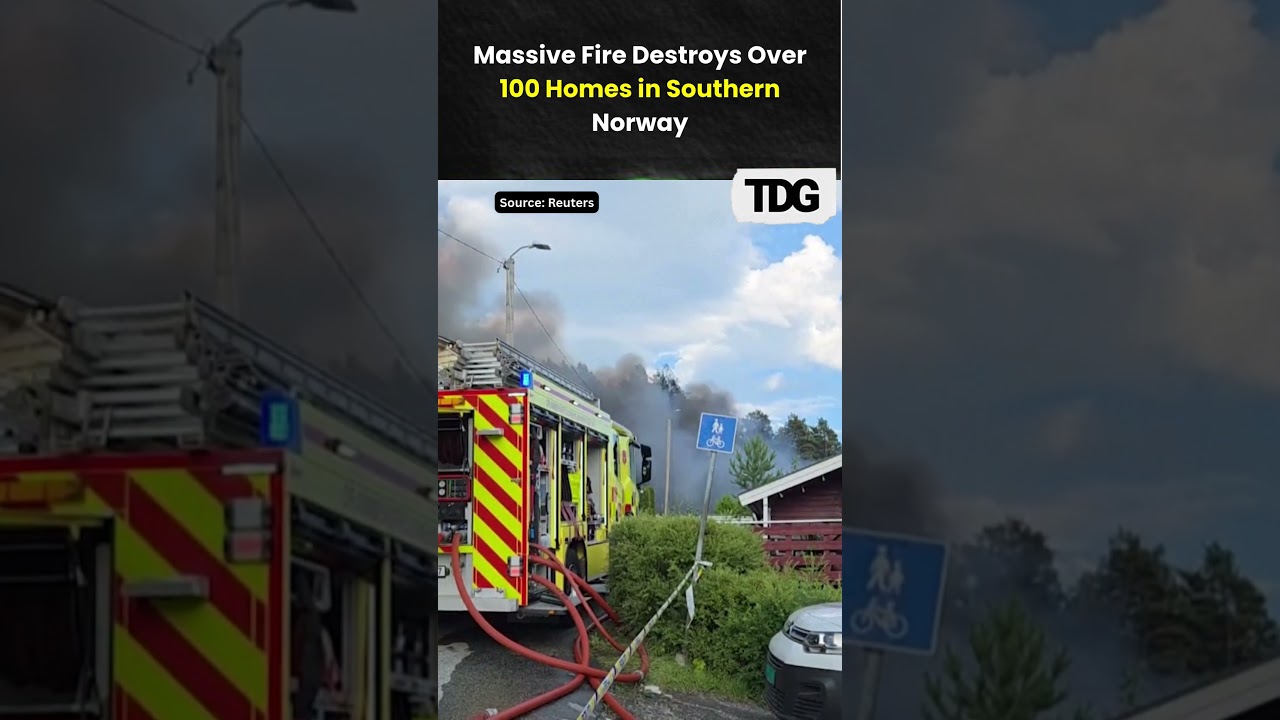 More Than 100 Homes Destroyed in Massive Norway Fire