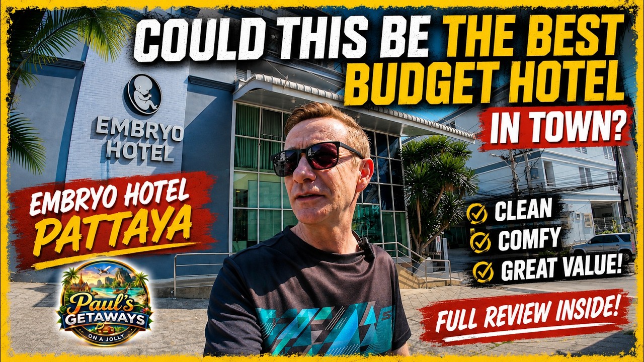 Embryo Hotel Pattaya Review 2026 🇹🇭 This Could Be The Best Budget Luxury Hotel in Central Pattaya?