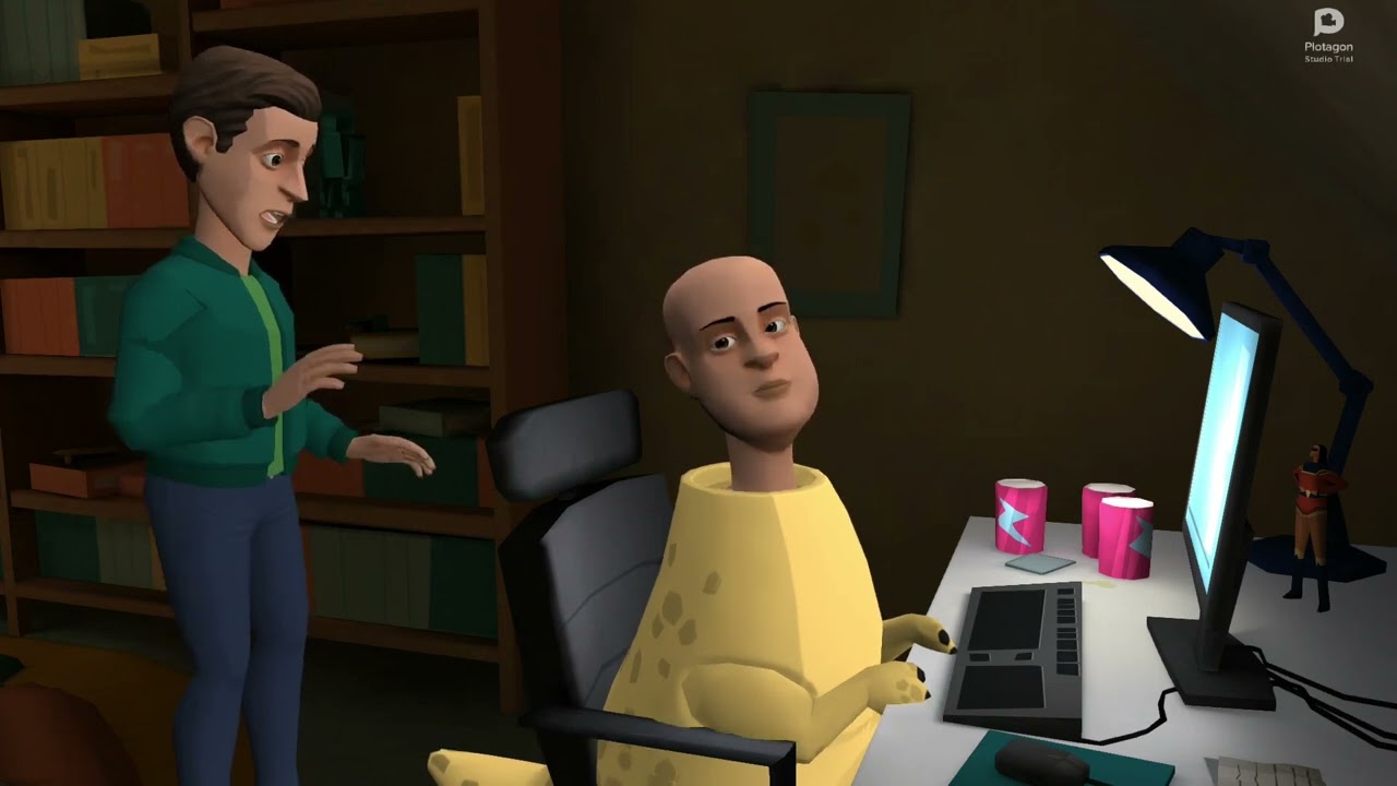 Fat Caillou deletes system32 on his dad's computer/grounded