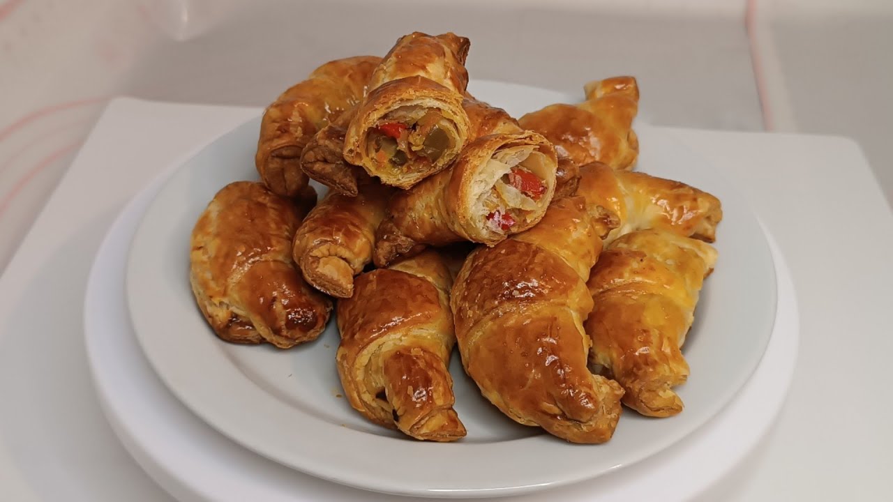 Vegetable Croissants Recipe