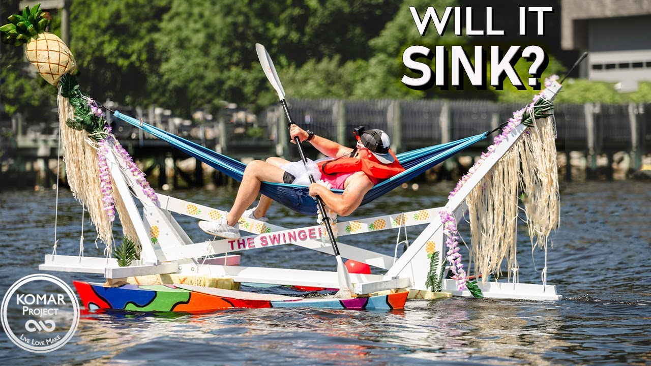 Building the MOST Ridiculous Boat we can think of to Race with!!!