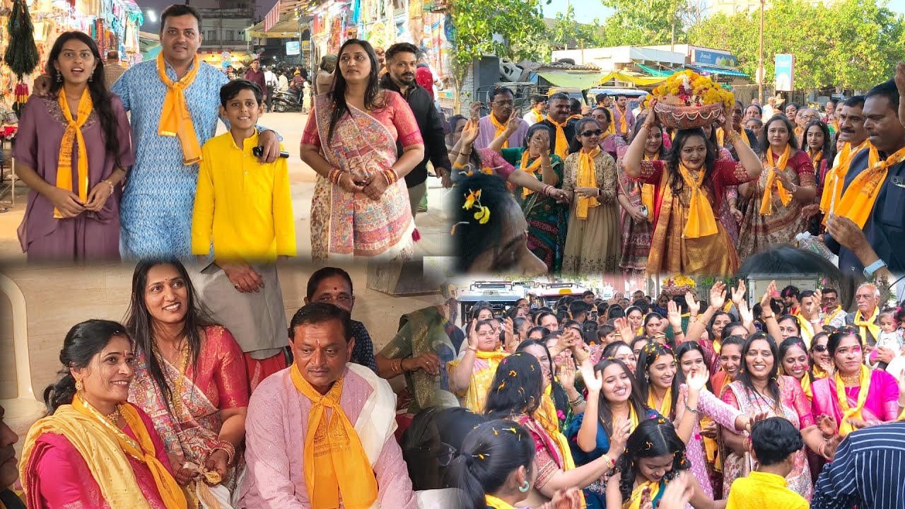 દ્વારકા માં ધજા ચઢાવવા નો પ્રસંગ 