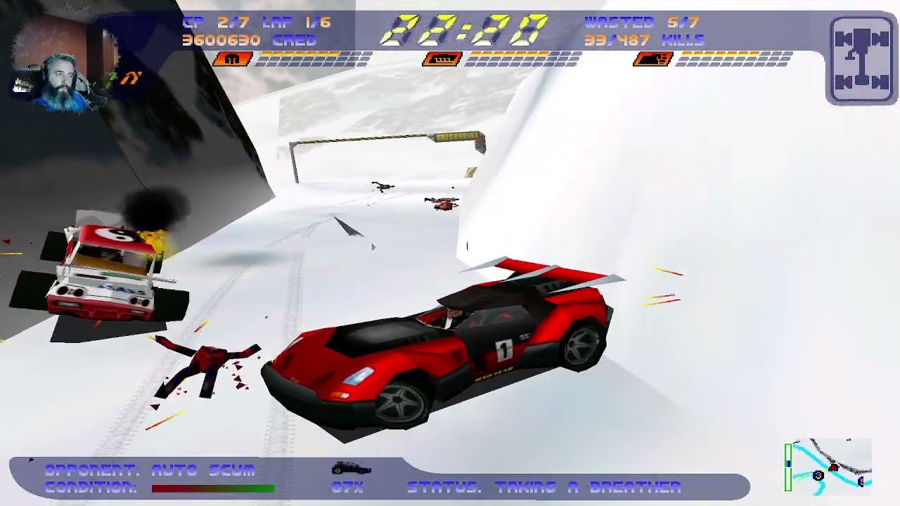 Carmageddon 2 - Группа 5 - Gameplay 15K 6090FPS PC ULTRA