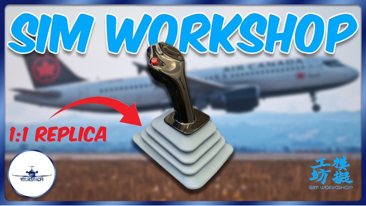 1:1 Airbus A320 Sidestick Replica By SimWorkShop [Is it the Best one Yet?]  #airbus #msfs2020 #a320