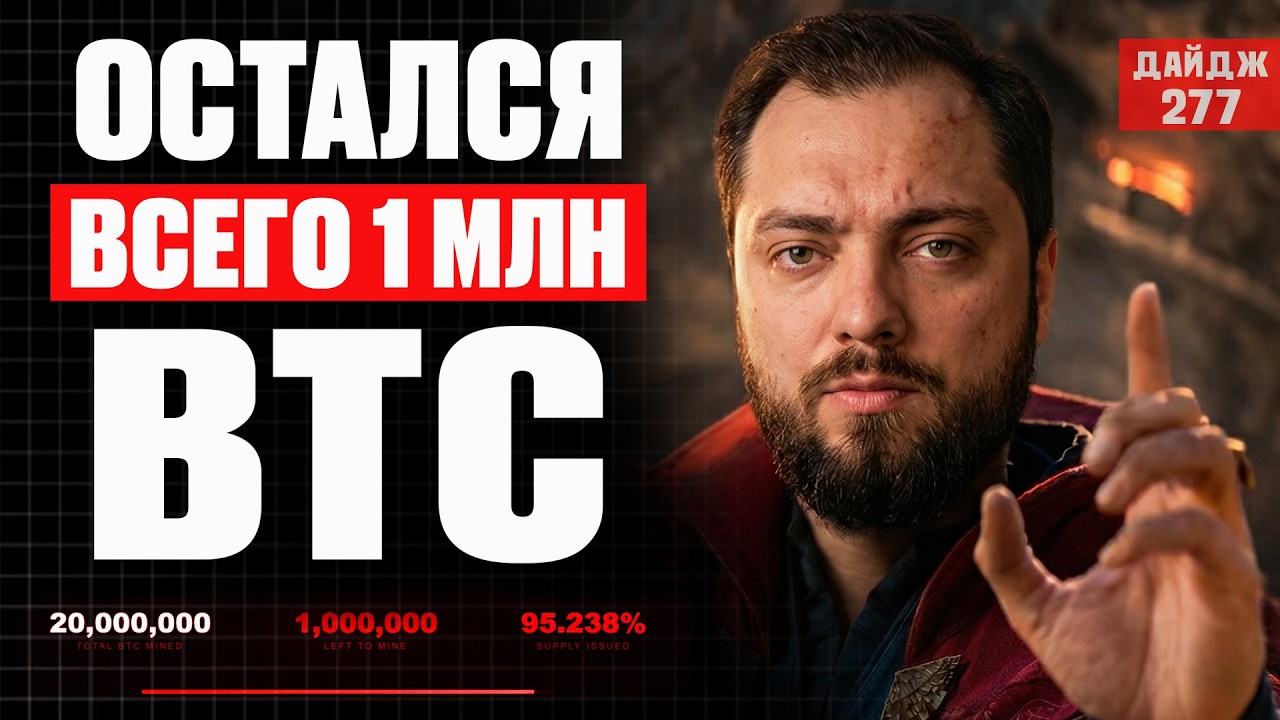 Остался всего 1 млн BTC | $83K на твитах Маска | Крипта в кибер стратегии США | Боевой ИИ Украины