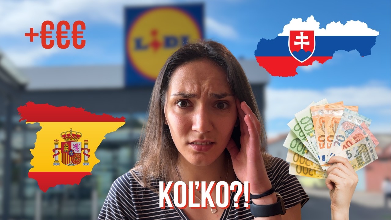 Porovnala som ceny potrav&iacute;n: SLOVENSKO vs. &Scaron;PANIELSKO - v&yacute;sledok ma &scaron;okoval! 💶😮