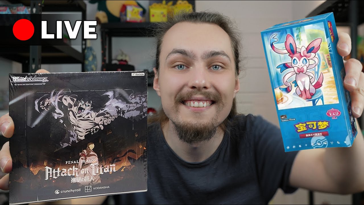 🔴 LIVE BREAK | Tytani Atakują! | Gem Pack vol. 2 | Weiss Schwarz | Union Arena