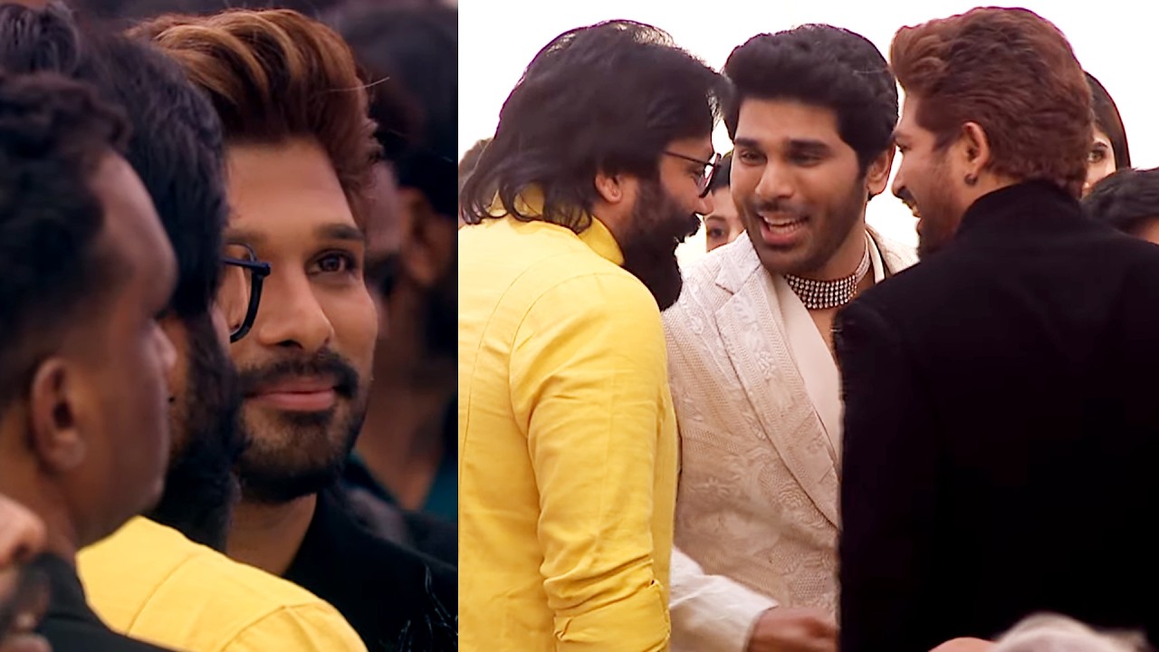 Sandeep Reddy Vanga Funny Talks Allu Arjun & Allu Sirish At  Pre-Wedding Reception | Daily Culture