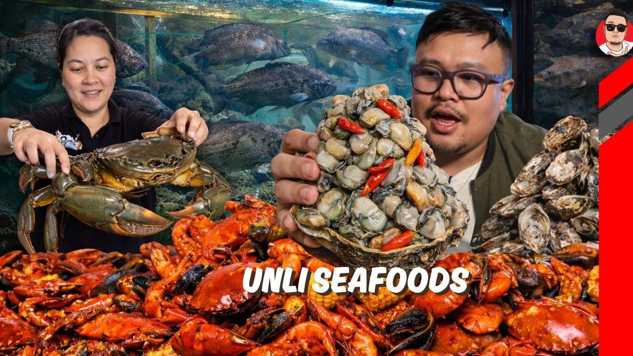 UNLIMITED SEAFOODS in CEBU! Fresh from Aquarium!
