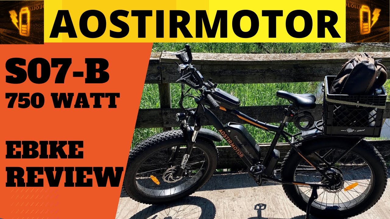 AOSTIRMOTOR EBIKE Review | S07-B FAT TIRE