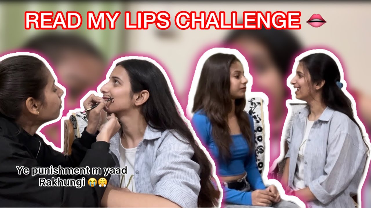READ MY LIPS CHALLENGE 😳 | Galat jawab = punishment 😂