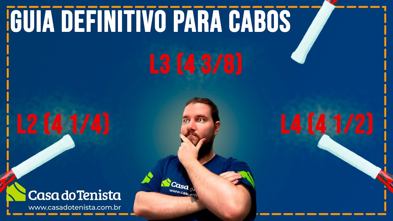 GUIA DEFINITIVO PARA SABER QUAL CABO DE RAQUETE USAR