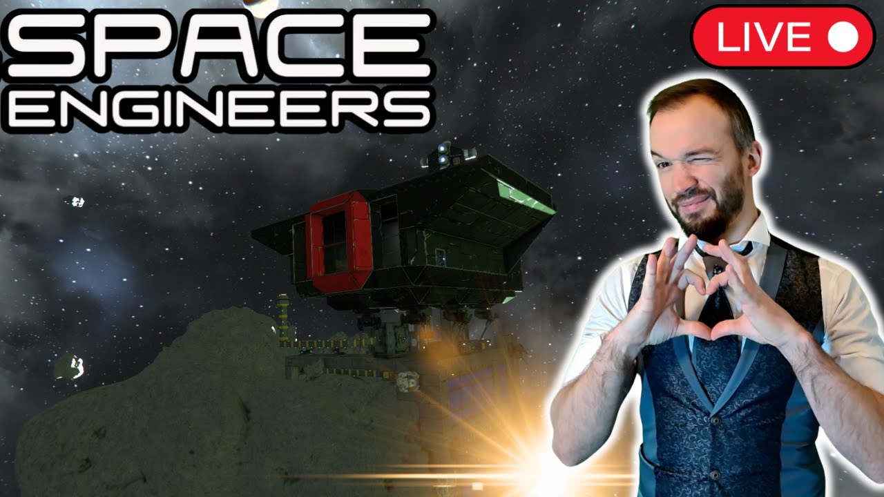 Space Engineers : Le décolage du vaisseau-mère ! En route vers LA LUNE !