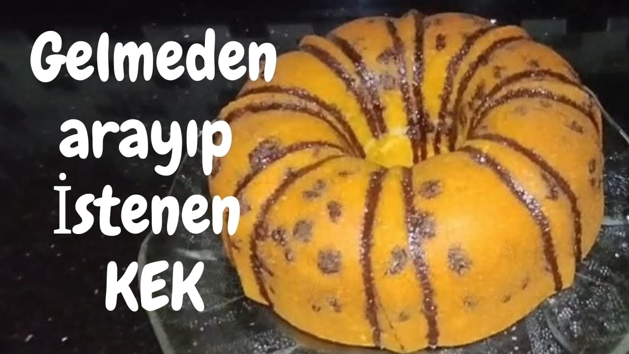 “Yumuşacık Damla Çikolatalı Kek –Beş Dakikada #kektarifleri