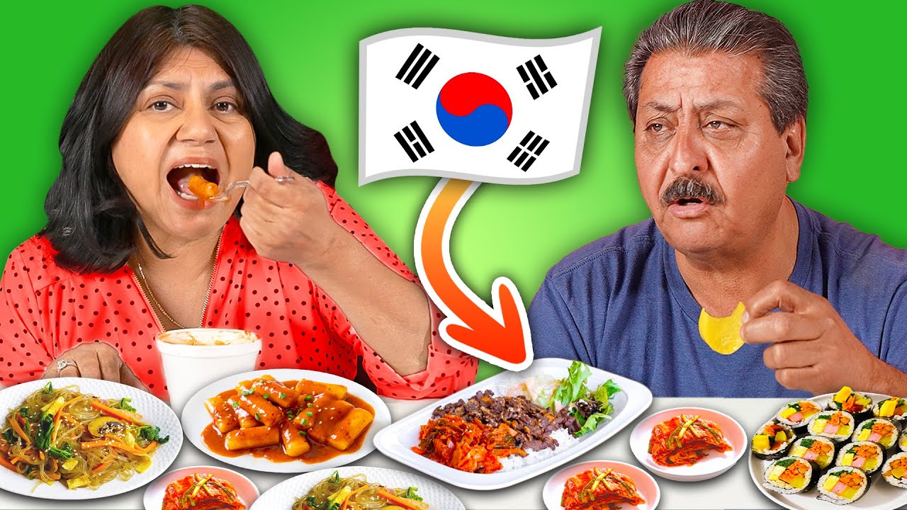 Mexican Moms and Dads Try Korean Food