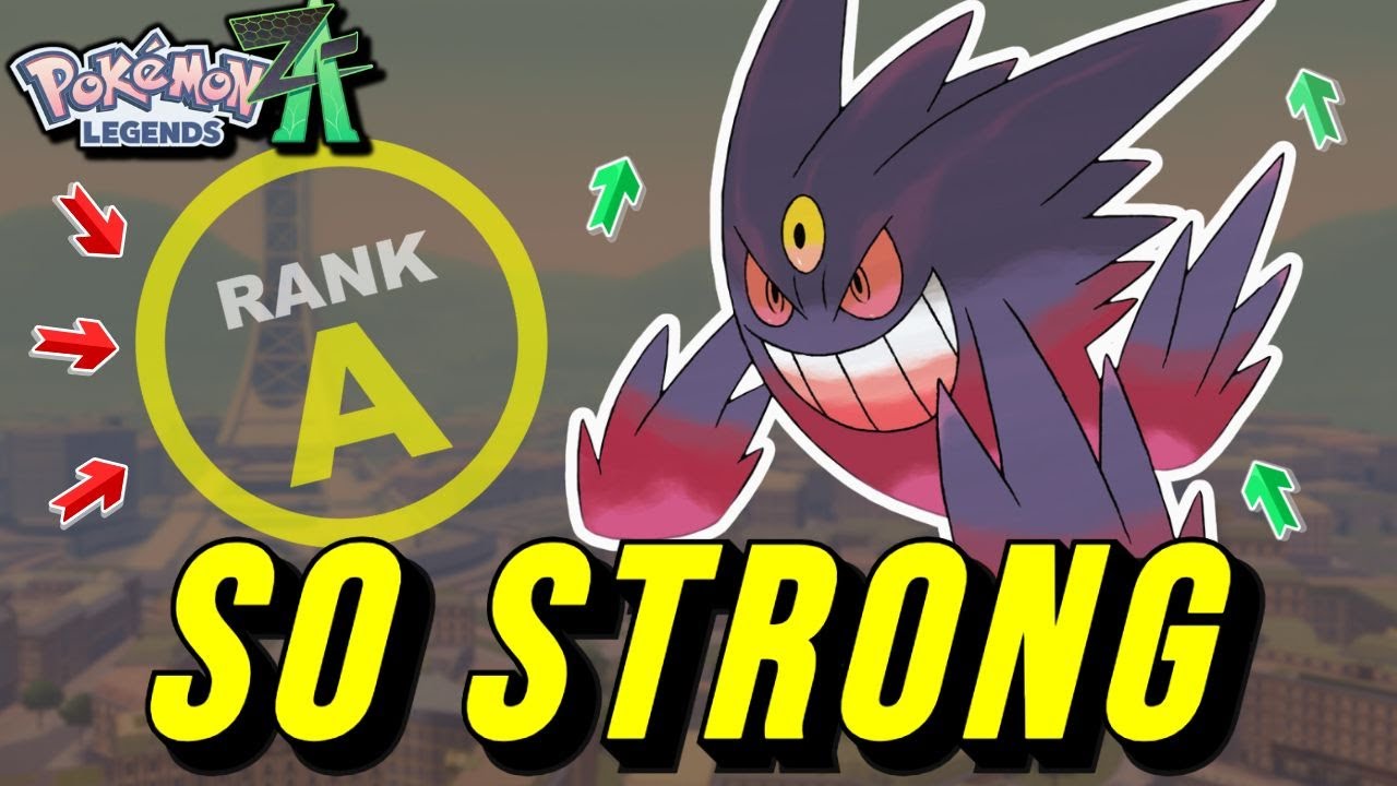 Mega GENGAR está de LOCOS - Pokemon Legends Z-A Ranked