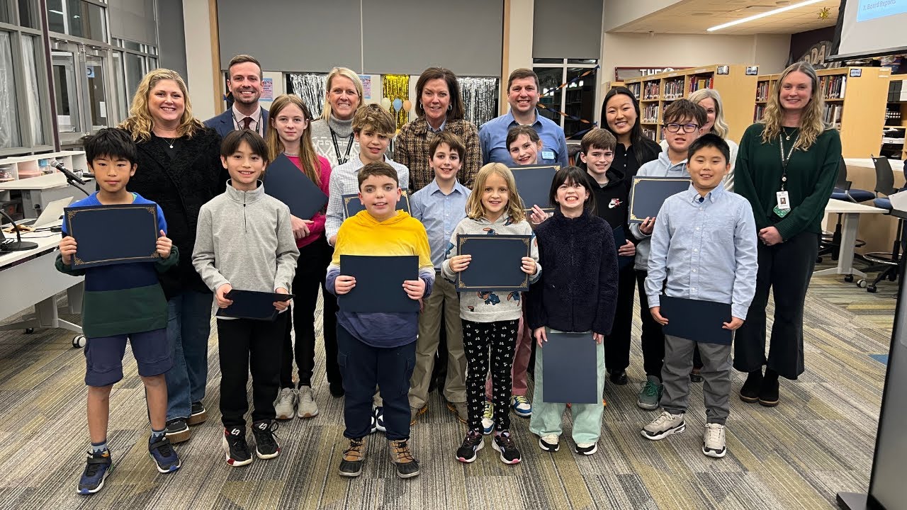 Willowbrook 5th-Graders honored by Board of Education