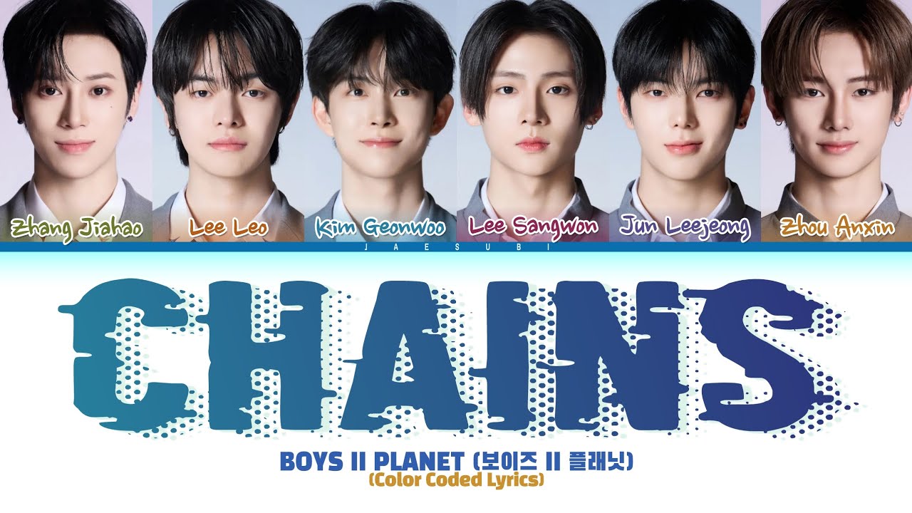 BOYS II PLANET Chains Lyrics (Color Coded Lyrics)