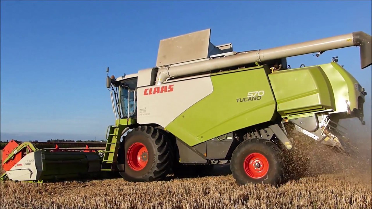 Claas Tucano 570; la beauté de la moisson 2018