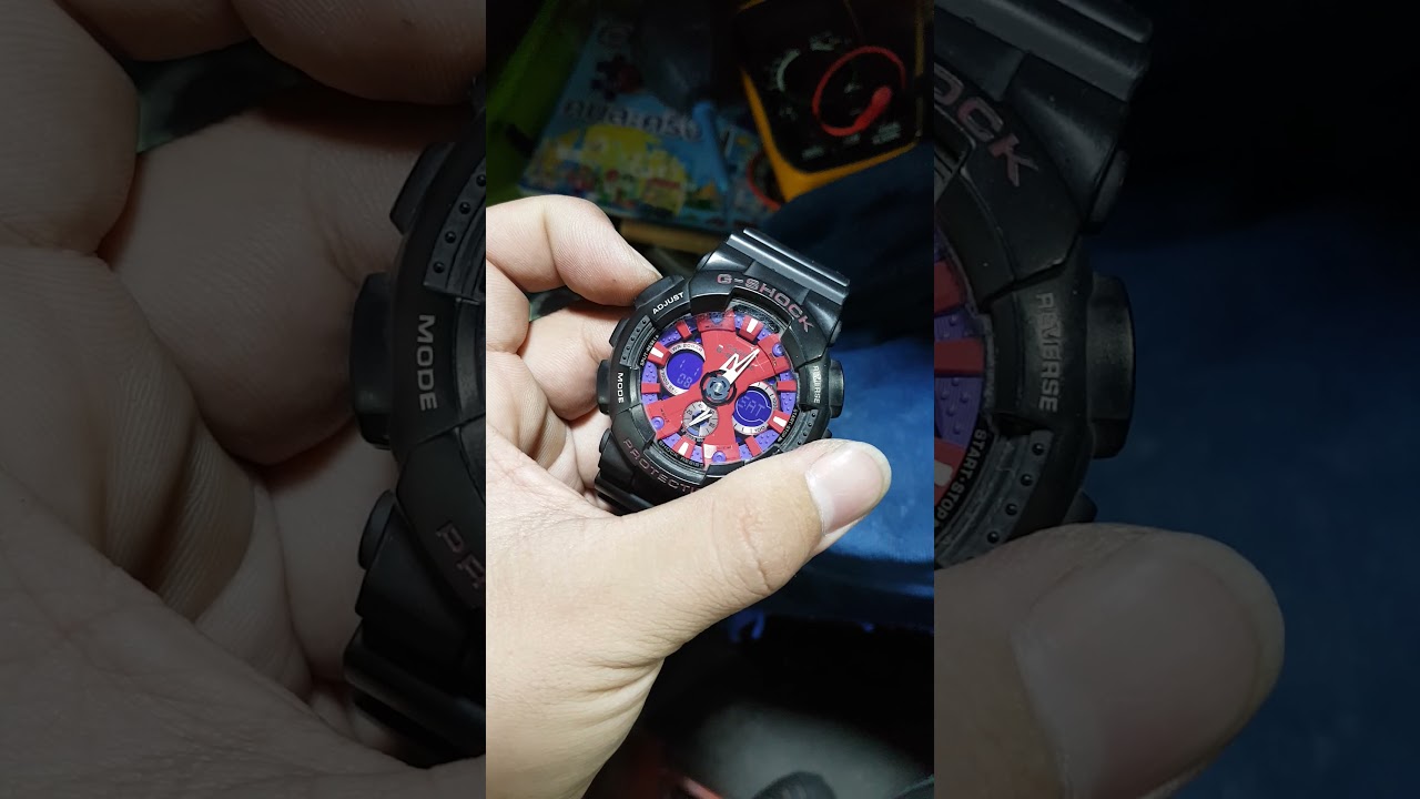 Casio G-Shock GA-120 วิธีการตั้งเวลา