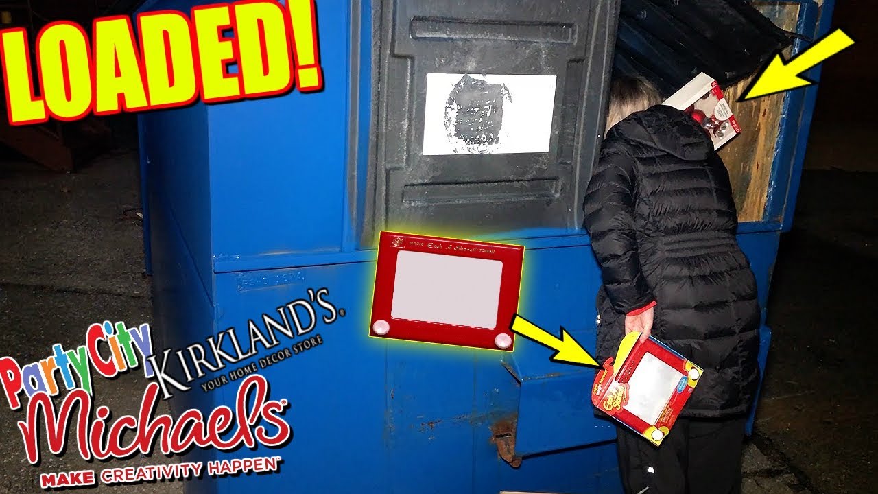 MICHAELS LEFT THEIR DUMPSTER LOADED! + PARTY CITY HAUL! NIGHT #281