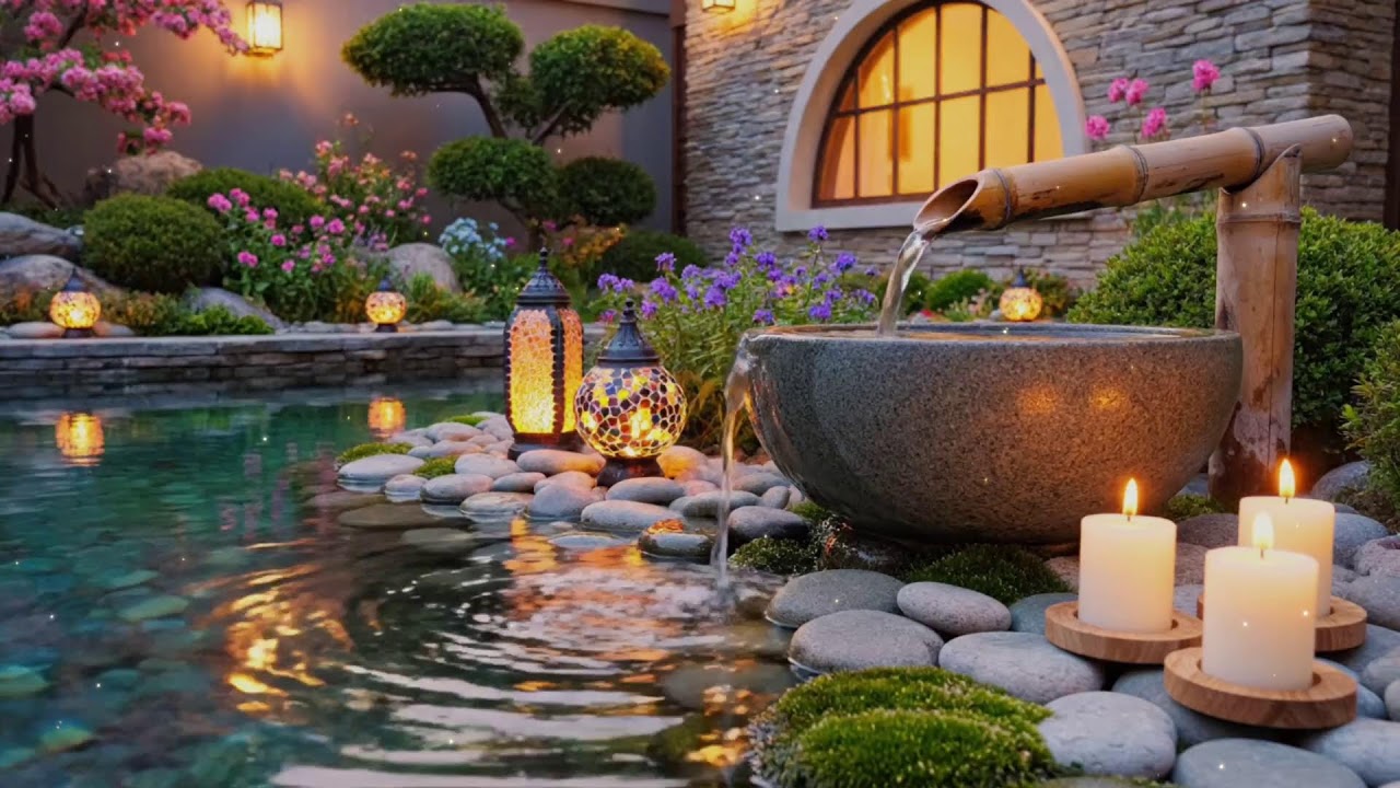 Relaxing Piano with Nature Water 🌿 Soothing Stress, Healing Mood & Inner Peace