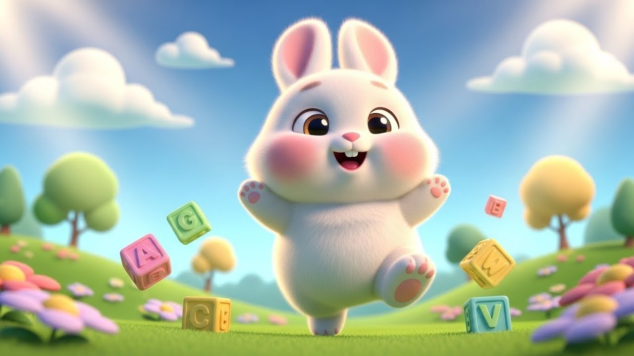 Hop Hop Bunny Solves the Park Letter Puzzle 🐰🔤 | ABC Adventure Nursery Rhymes for Kids