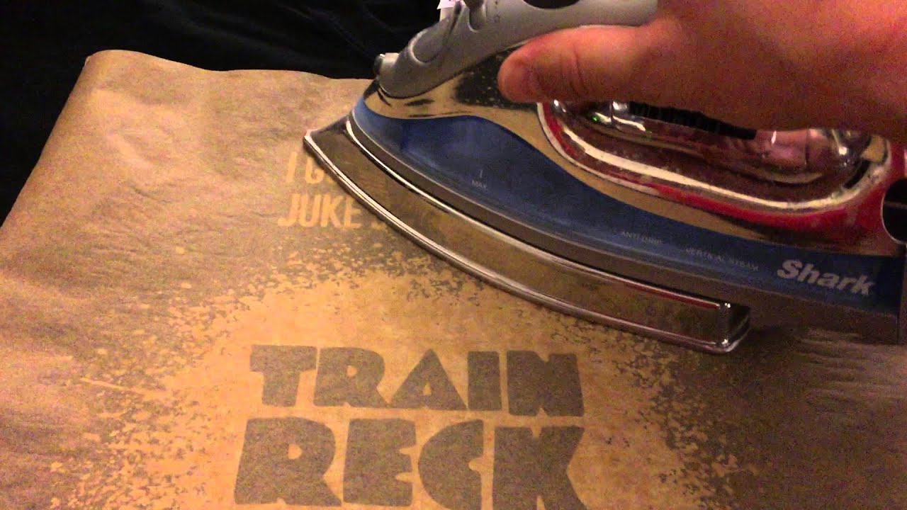 Drying Screen Print T-Shirt Ink with an IRON