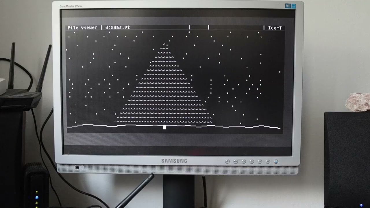 ATARI XE/XL - Ice-T 2.8.0, VT100 animations