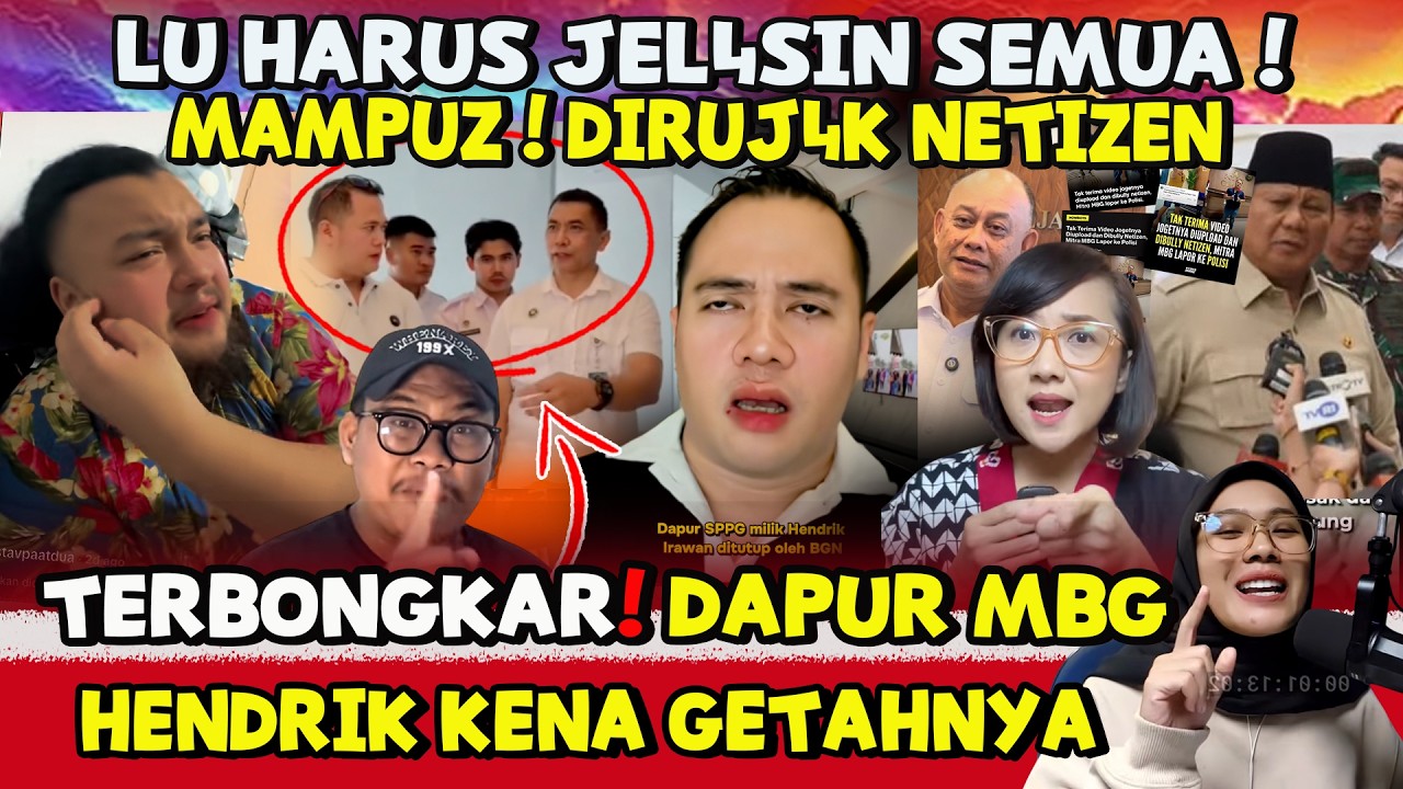 HARI PENGH4KIMAN HENDR1K‼️DABUR MBG DIRUJ4K HABIS2AN NETIJEN.. NG4MUK MAIN LAPOR WKWK