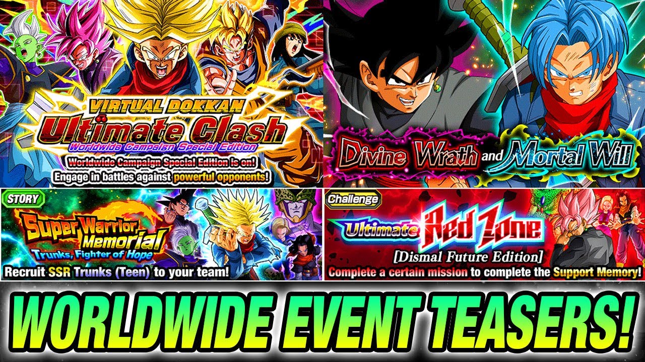 WORLDWIDE CELEBRATION EVENTS ARE COMING! EVENT TEASERS IN THE NEWS! (Dokkan Battle)