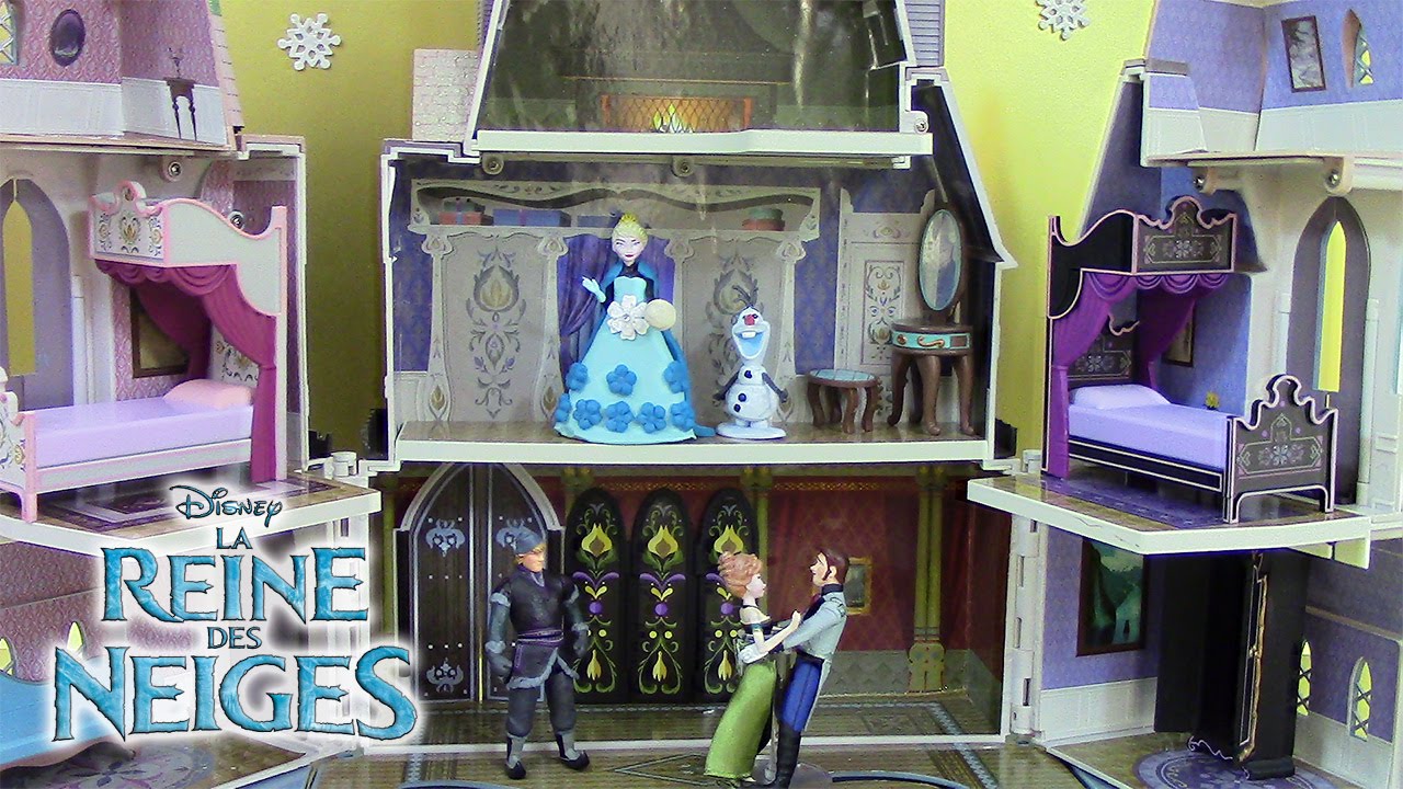 Château Reine des Neiges Jouets Frozen Castle of Arendelle Playset Play doh Pâte à modeler