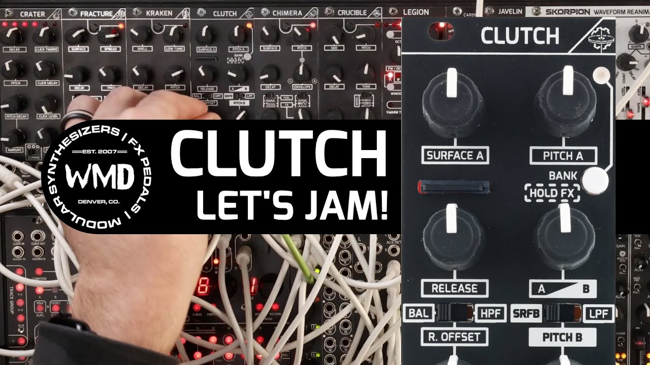 WMD Clutch - Давайте поиграем и поэкспериментируем с Clutch и другими барабанами WMD.