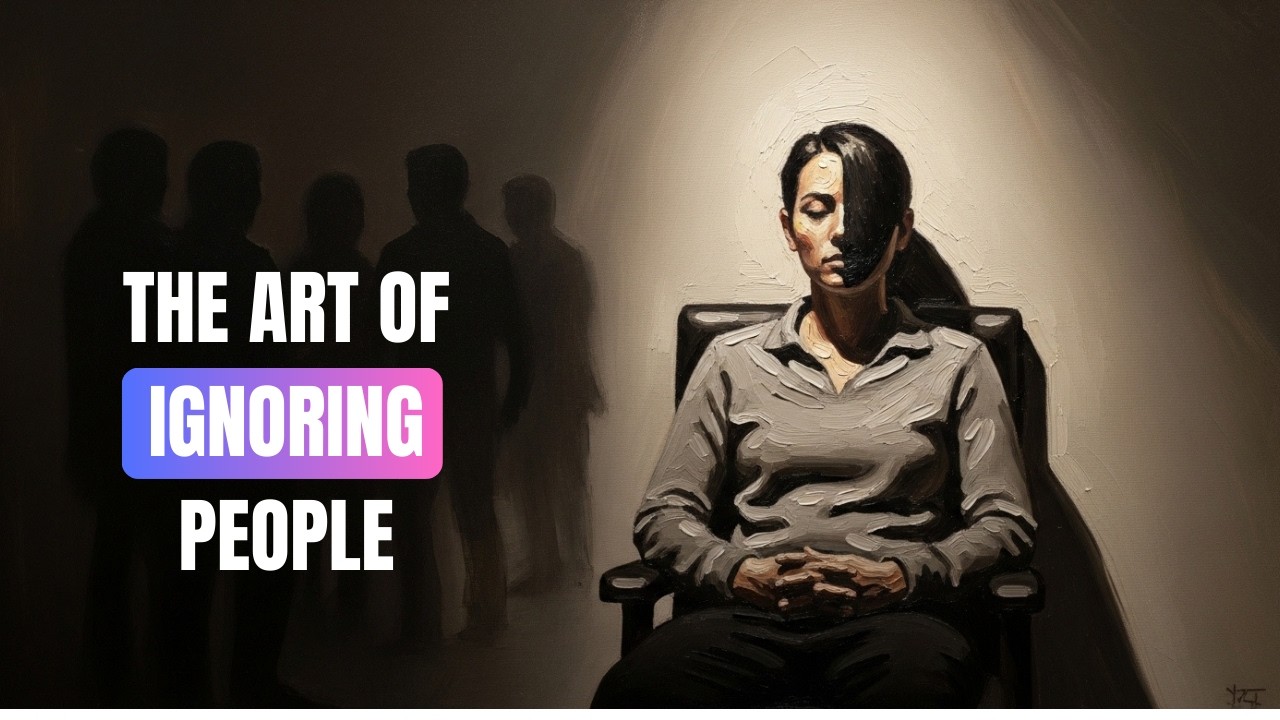 The Art of Ignoring People — A Psychological Skill That Protects Your Peace