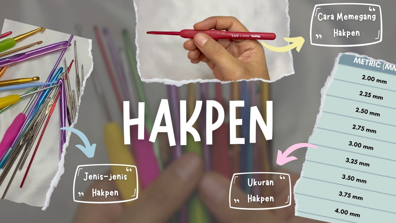 HAKPEN YANG COCOK UNTUK PEMULA | TUTORIAL RAJUT PEMULA PART 3
