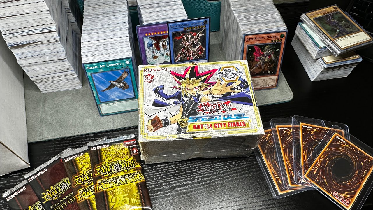 Opening the new Yu-Gi-Oh! Speed Duel set: Battle City Finals