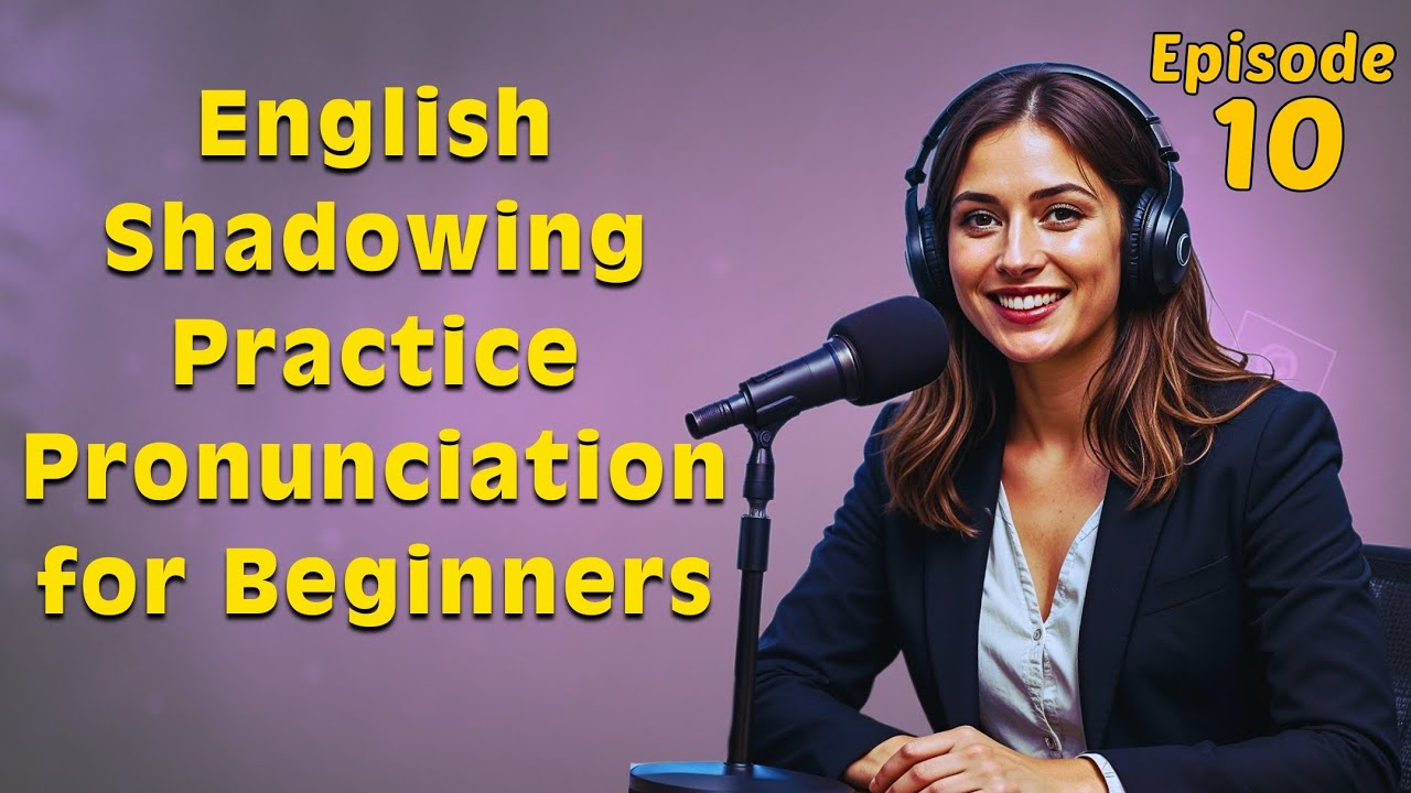 Speak English Clearly | Pronunciation Shadowing Podcast | Ep 10