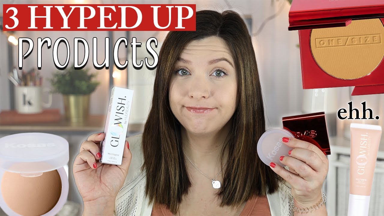 Glowish Skin Tint, ONE/SIZE Powder Foundation, Kosas Cloud Setting Powder [REVIEW] | 4K