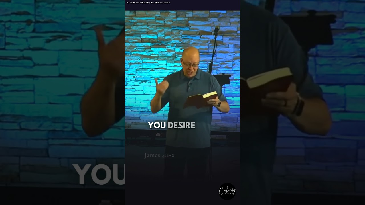 You Don't Get Your Way, so You Murder? James 4 shows us exactly why violence surrounds us