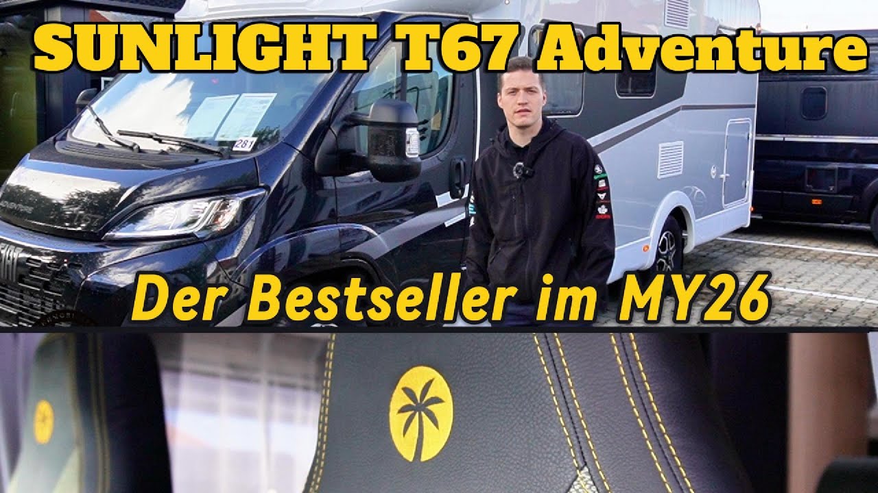 Sunlight T67 Adventure - Der Bestseller im MY 2026