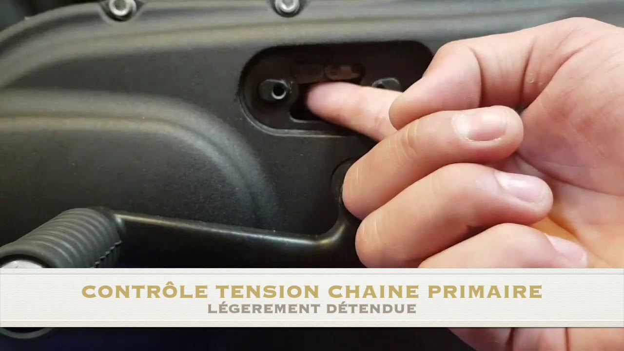 CONTROLER ET RÉGLER LA CHAÎNE PRIMAIRE ET L'EMBRAYAGE 1200 SPORSTER HD