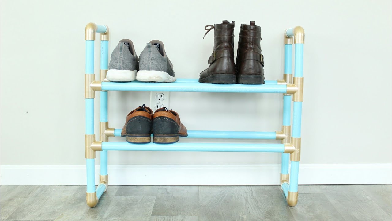 Super Easy DIY Shoe Rack: One Tool